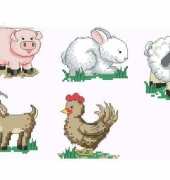 Farm Animals from Cross Stitch Crazy 200