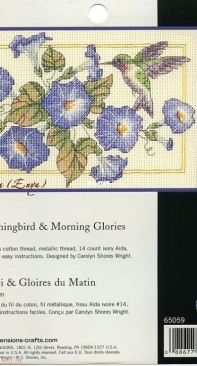 Dimensions 65059 Hummingbird and Morning Glories PCS + XSD