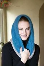 F634-Trimmed Hood Cowl by Vanessa Ewing -Free