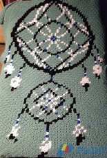 Crochet Couch - Kim Latshaw - Dreamcatcher Afghan