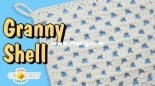 Jayda Institches - Crochet Straight Granny Shell Stitch (Dishcloth) Pattern - Free