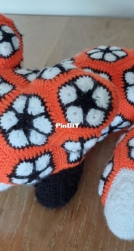 Megan the African Flower Fox By JOs Crocheteria