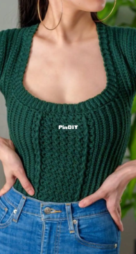 TCDDIY - TeeCe - Modern Crochet Top