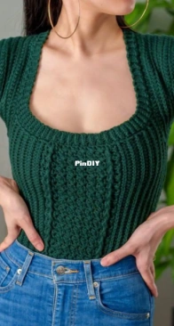 TCDDIY - TeeCe - Modern Crochet Top