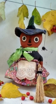 Pumpkin witch