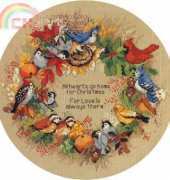 Dimensions 8413 Forest Birds Wreath XSD