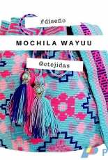 Creaciones Tejidas - Mochila Wayuu - Purple Oak Backpack- Spanish