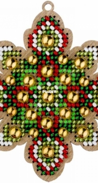 Wonderland Crafts - FLK-398 - Christmas Flake Ornament
