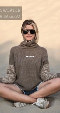 Lovely Sweater by Lana Bakaeva Russian