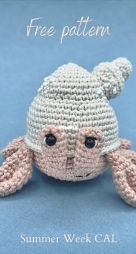 Les Mailles du Rocher - Summer Week CAL - Bernard the Hermit Crab - English and French - Free