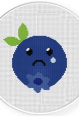 Daily Cross Stitch - Blueberry