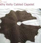 Kathy Kelly Cabled Capelet by Renate Haeckler