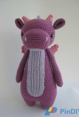 Little Bear Crochets - J. A. Poolvos- Dragon With Spikes