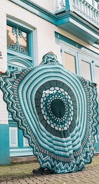 Slipstravaganza Blanket by Stephen West