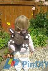 Peach Unicorn Designs - Vivienne Harding - Bobby the Bunny Rabbit Backpack