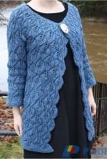 Leaves Cardigan by Mia Saranen-English,Finnish-Free