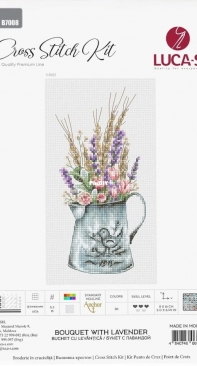 Luca-S - B7008 Bouquet With Lavender