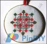 Elizabeth Almond FR0022 Christmas Wishes -Blackwork pattern -Free