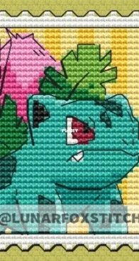 Lunar Fox Stitch - Grass Teen Monster