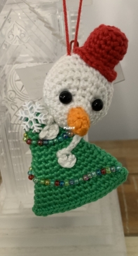 Peek a Boo Christmas Ornament