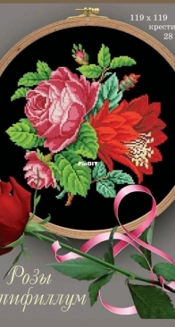 Roses and Epiphyllum by Alena Grigorieva PCS