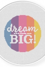 Daily Cross Stitch - Dream Big 2