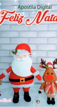 Vanessa Penedo - Mimos em Feltro - Merry Christmas - Feliz Natal - Portuguese
