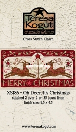 Teresa Kogut Creative Whims XS186 Oh, Deer, Its Christmas XSD