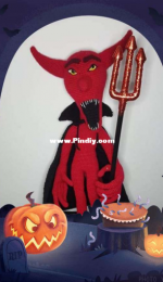 The Crochet Crazy Crew - Tracey Denise - Damien the Devil