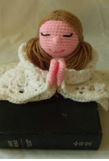 Too Yarn Cute - Stacy Rhoads - Faith Praying Doll Lovey