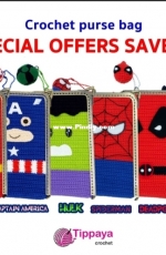 Tippaya - crochet purse bag