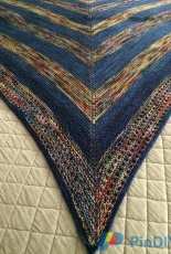 The River Knitter-Helsinki in April Shawl by  Annmarie Aquino-Free