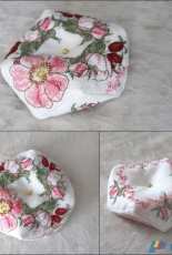 Wild Rose Biscornu