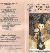 Cat and The Fiddle Designs CF248 Octobers Full Moon