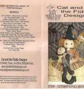 Cat and The Fiddle Designs CF248 Octobers Full Moon
