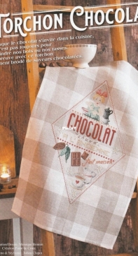 Torchon Chocolat by Monique Bonnin from Creation Point de Croix 74