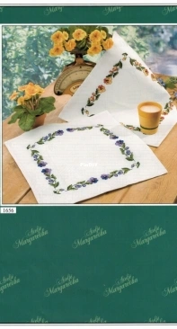 Almedahls Idéna - Ateljé Margaretha AMA - 1656 - Blomsterfröjd - Blomsterfryd - Kukkaisliinat - Blumenfreude