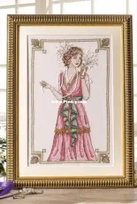 Petals and Pearls - Art Deco Lady by Shannon Wasilieff from Cross Stitch Gold 146 XSD