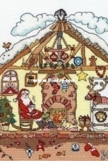 Bothy Threads XCT 32 Cut Thru Christmas Shed