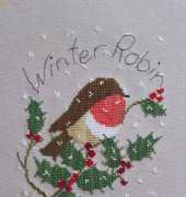 Winter Robin -- by Victoria Sampler