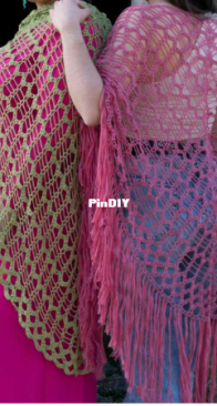 Peonza y Comba - Tere Sanchez/Teresa Sanchez - Puentes Shawl - Chal Puentes - Spanish - Free