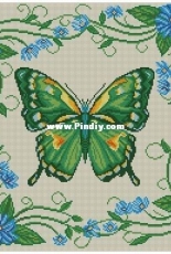 Matrenin Posad (Матренин посад) Art. 895 Butterfly Cushion