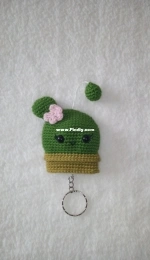 Cactus keychain