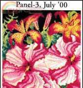 Exotic Garden Rug Panel 3 from Stitchers World July 2000