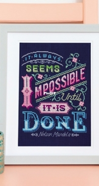 Impossible by Emma Congdon from Cross Stitch for the Soul PCS + XSD