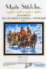 Mystic Stitch JOBIN-33 - The Cedarbrook Bears-Snowride