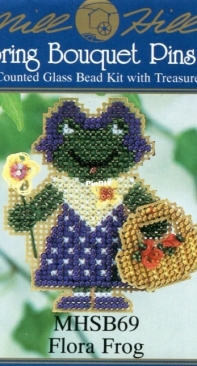 Mill Hill MHSB69 - Spring Bouquet Pins IX - Flora Frog