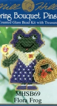 Mill Hill MHSB69 - Spring Bouquet Pins IX - Flora Frog