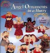 American School of Needlework Fabric Crafts 4423 Angel Ornaments in a Hurry by Suzanne Tigue Shore 1995