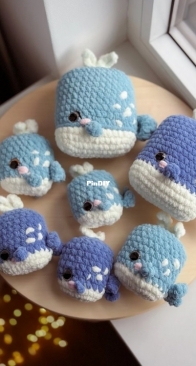 Magicfilament - Tatyana Lysenko - Whale crochet pattern No sew